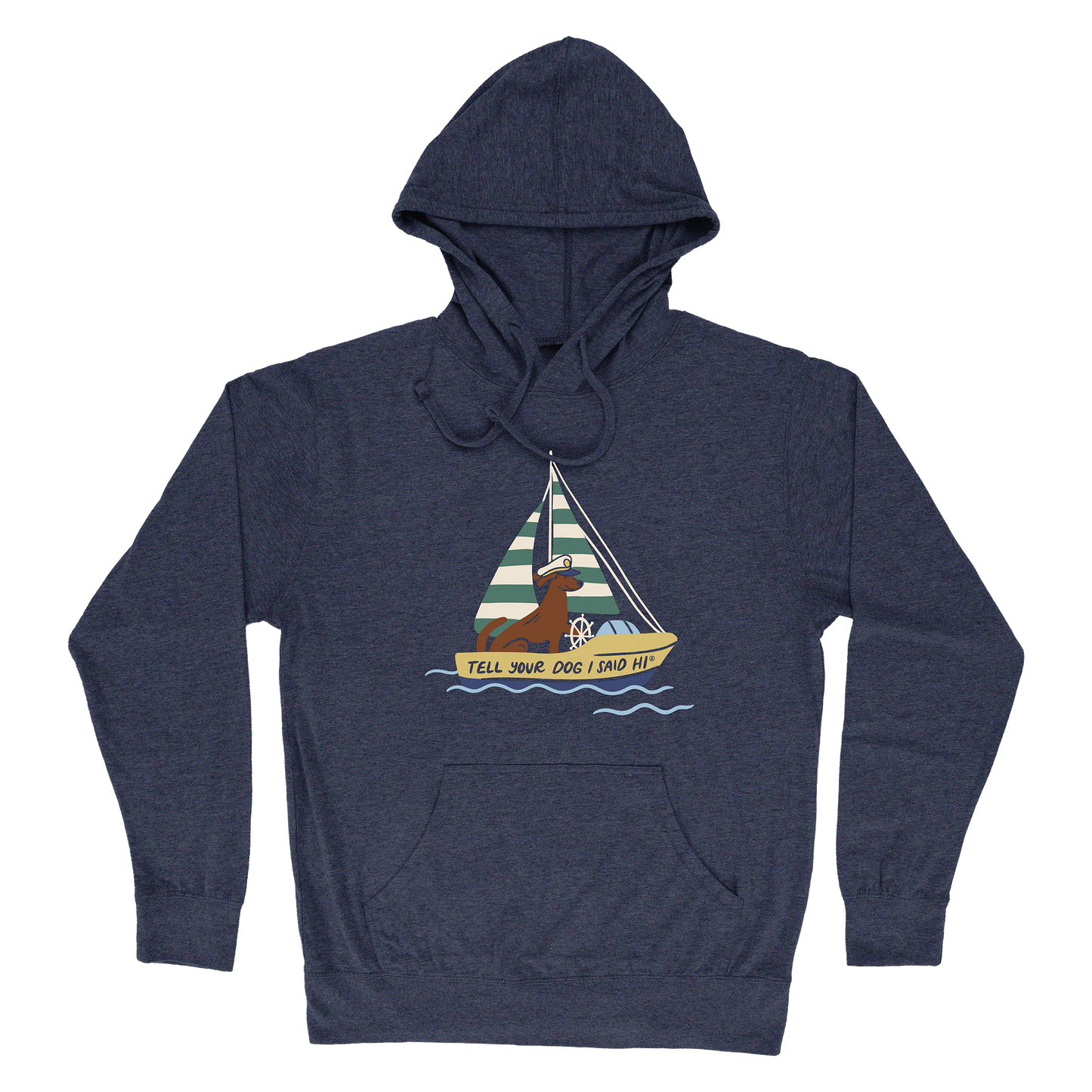 Boat Captain Lightweight Hoodie - Navy