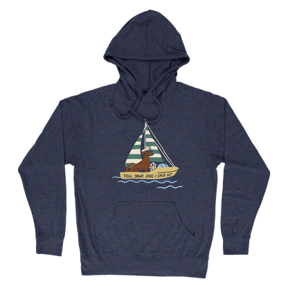 Boat Captain Lightweight Hoodie - Navy