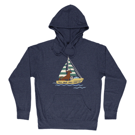 Boat Captain Lightweight Hoodie - Navy