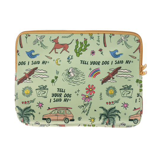 Laptop Sleeve - Roadtrip Doodle