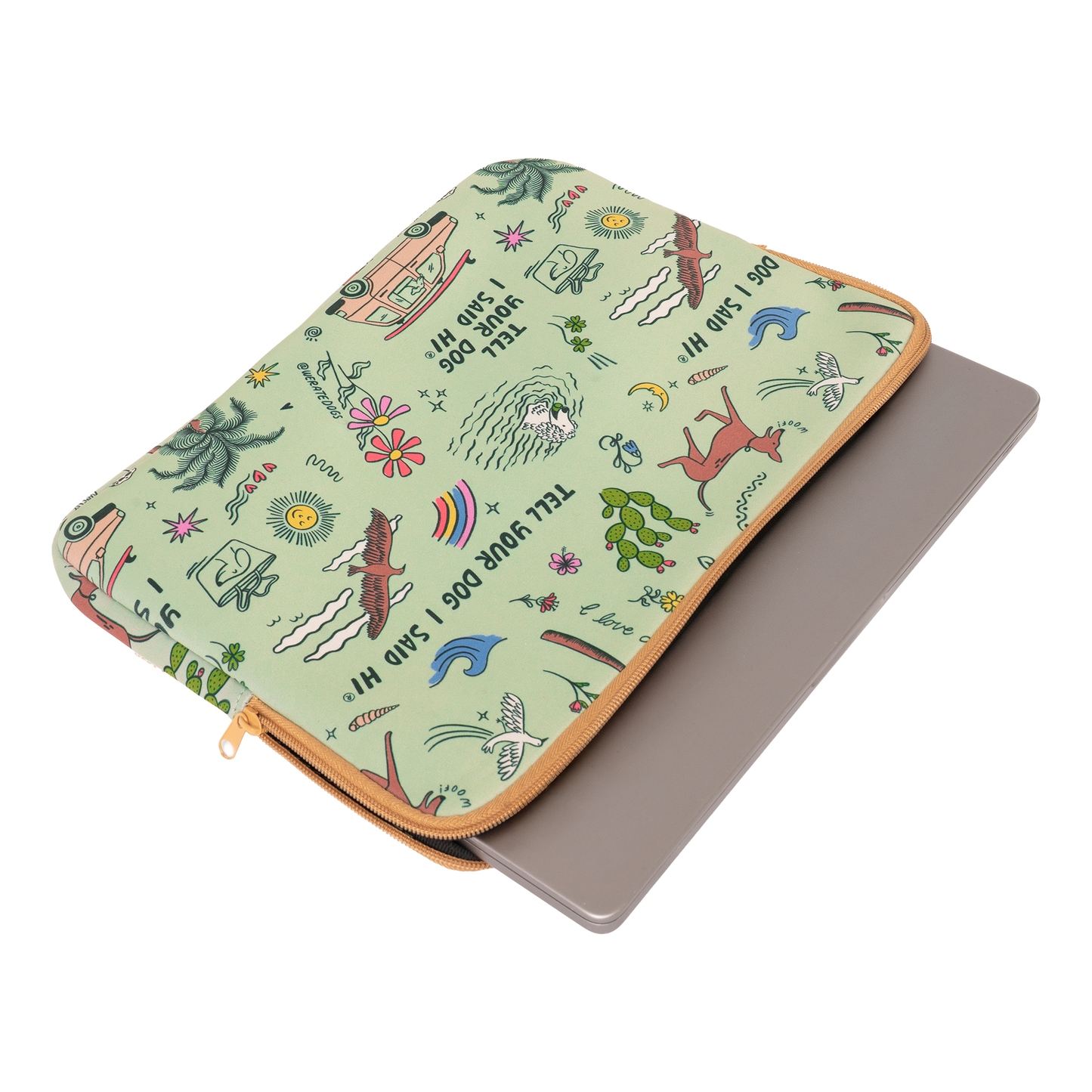 Laptop Sleeve - Roadtrip Doodle