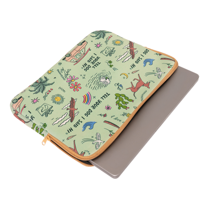 Laptop Sleeve - Roadtrip Doodle
