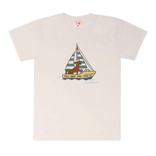 Boat Captain Tee - Bone