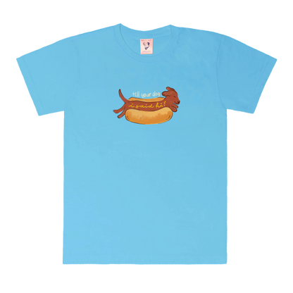 Hot Dog Tee - Light Blue