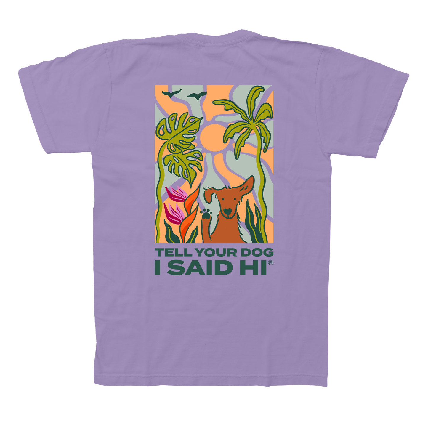 Island Time Tee - Iris