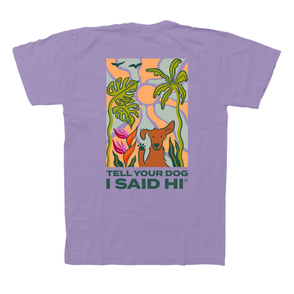 Island Time Tee - Iris