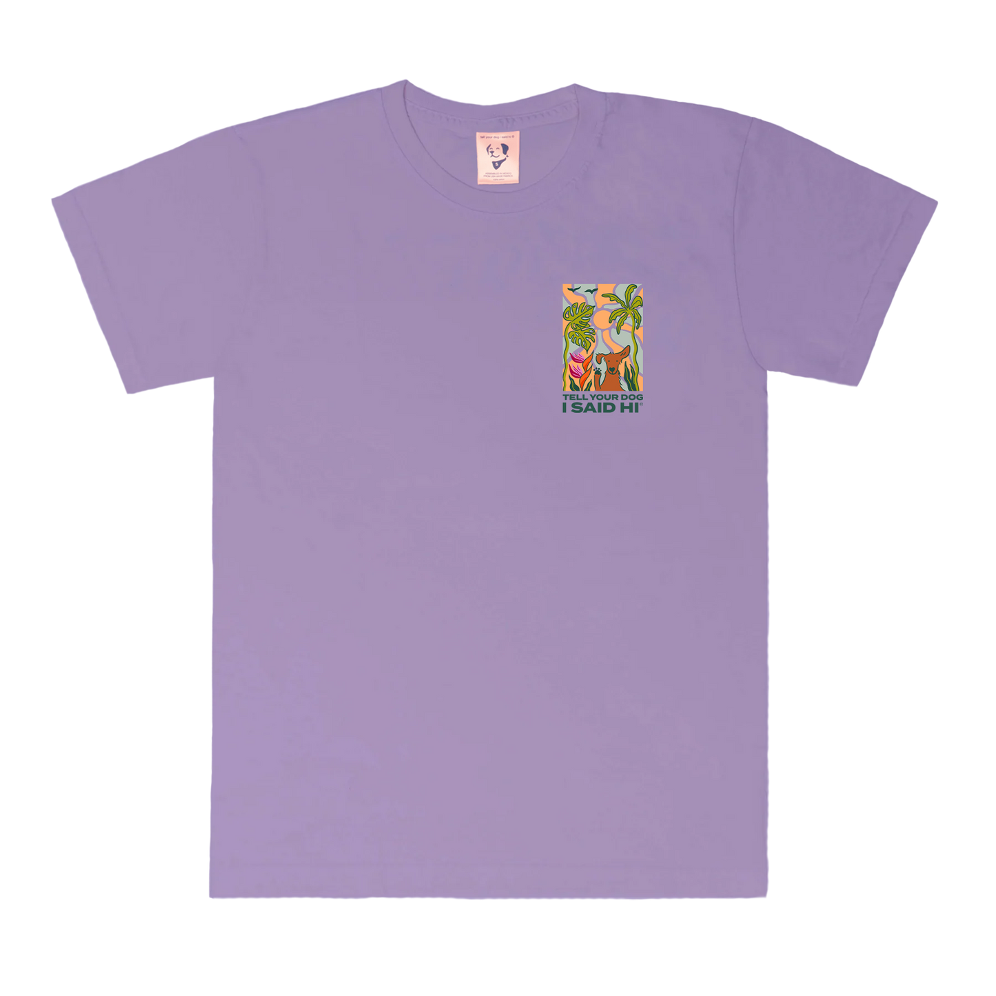 Island Time Tee - Iris
