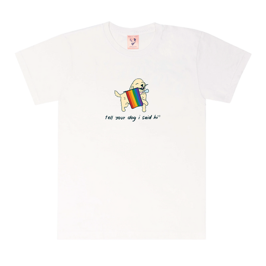 Pride Puppy Tee - White