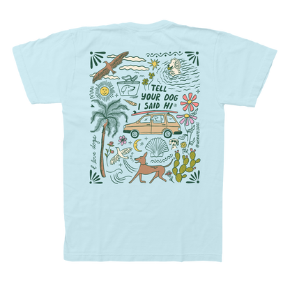 Road Trip Doodles Tee - Spun Sugar
