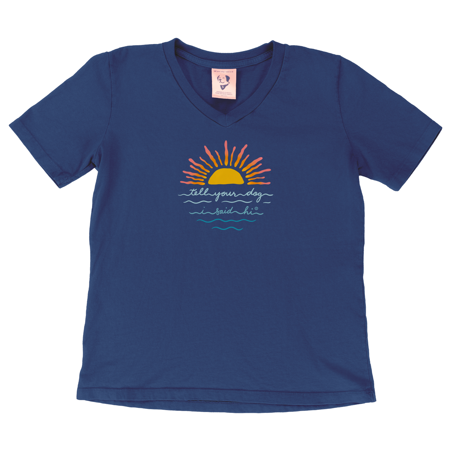 Sunset V-Neck - Navy