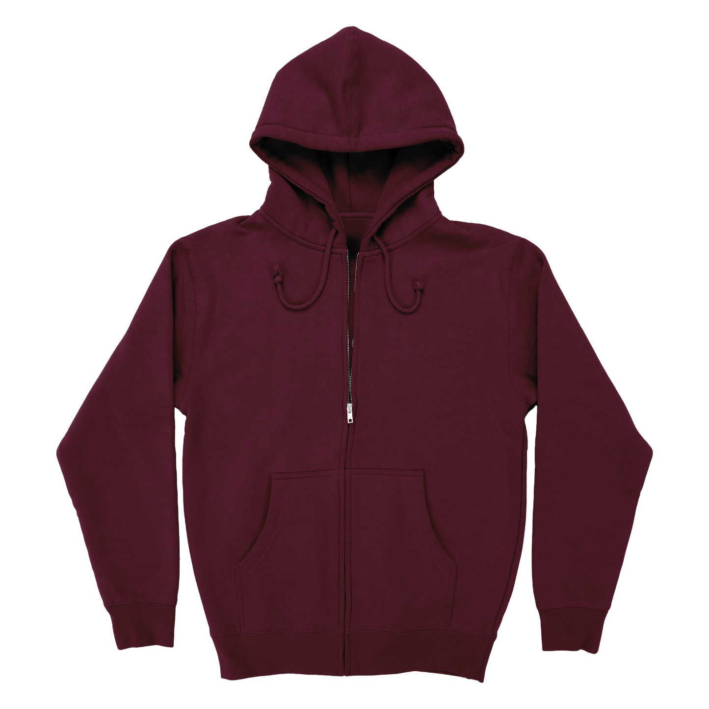 Big Heart Zip Hoodie - Maroon – WeRateDogs