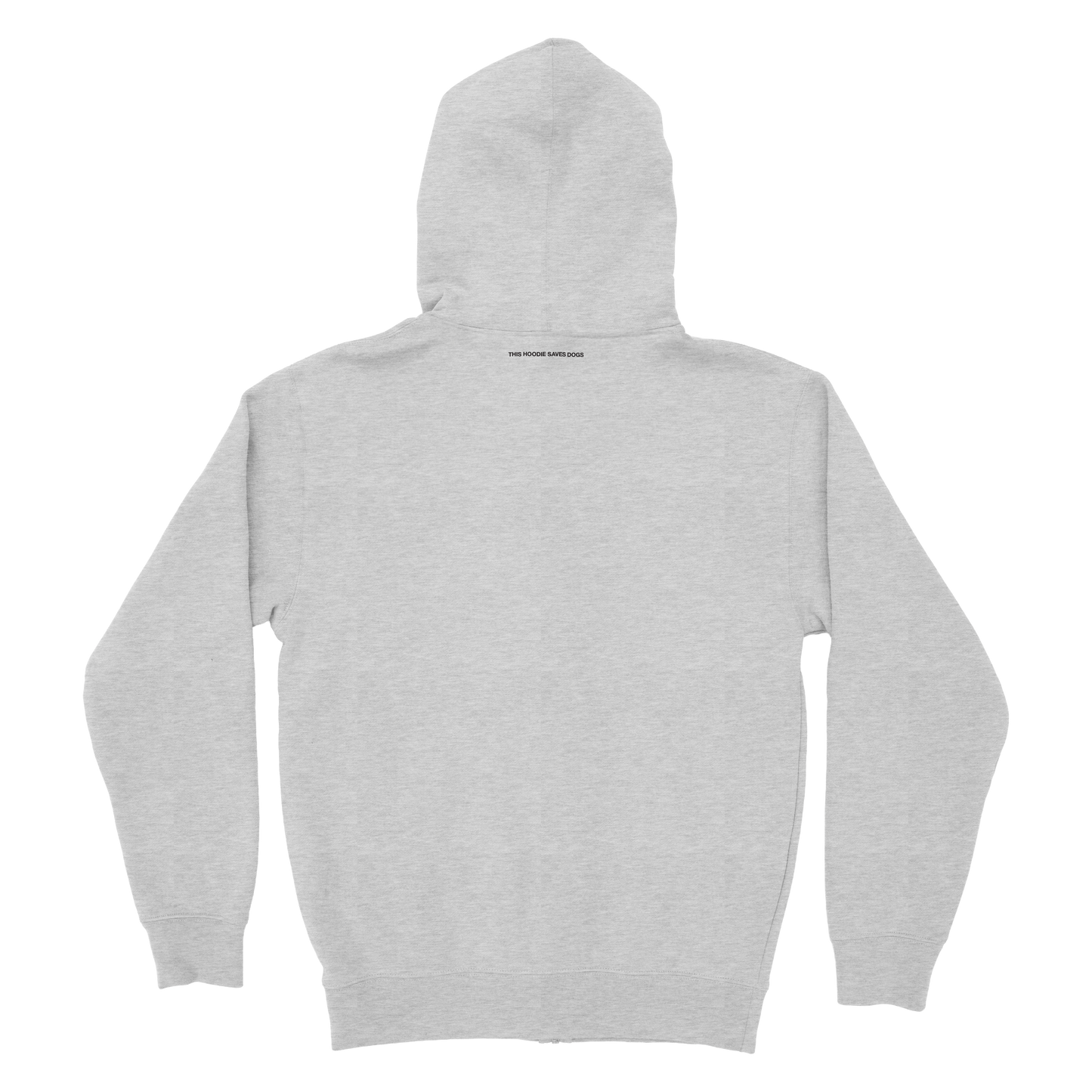 Zip Hoodie - Heather Grey