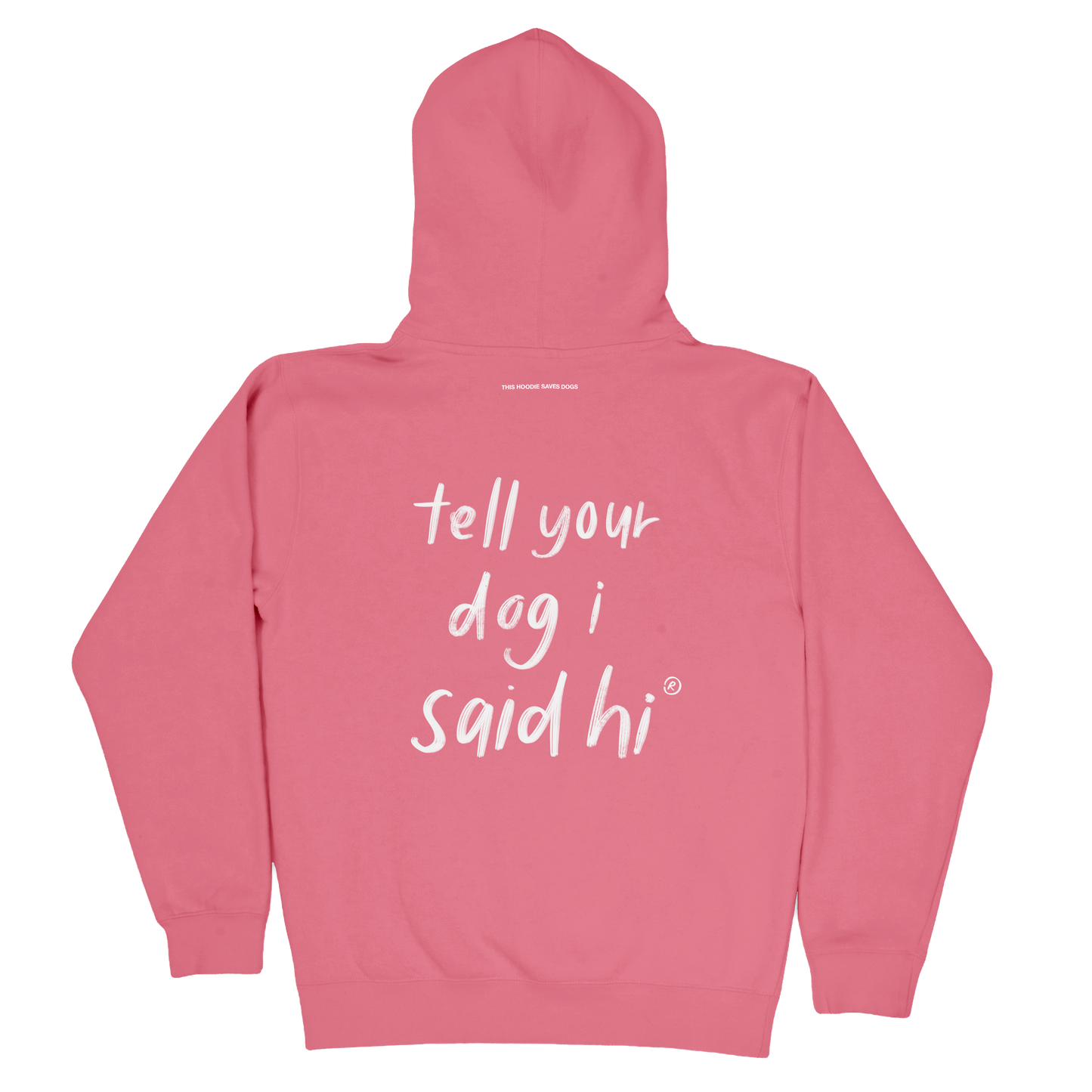 I Heart Dogs Hoodie - Pink