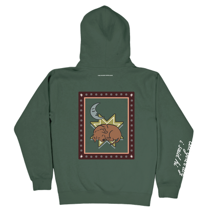 Cozy Puppy Hoodie - Alpine Green