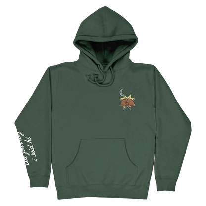 Cozy Puppy Hoodie - Alpine Green