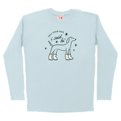 Snow Boots Long Sleeve Tee - Spun Sugar