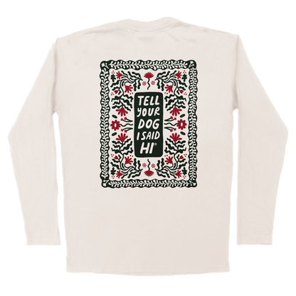 Winter Florals Long Sleeve Tee - Bone