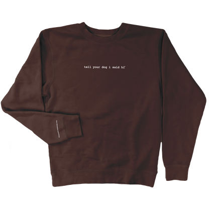 Classic Crewneck - Chocolate