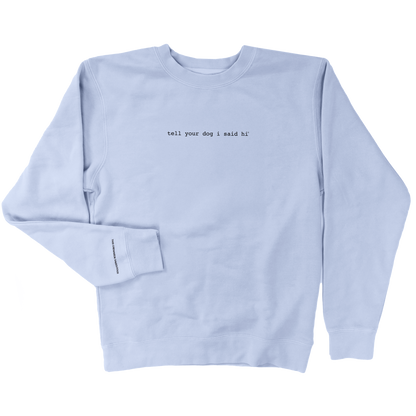Classic Crewneck - Snowy Blue