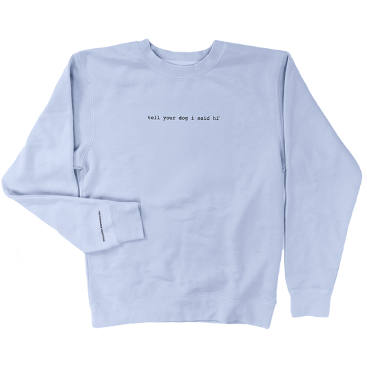 Classic Crewneck - Snowy Blue