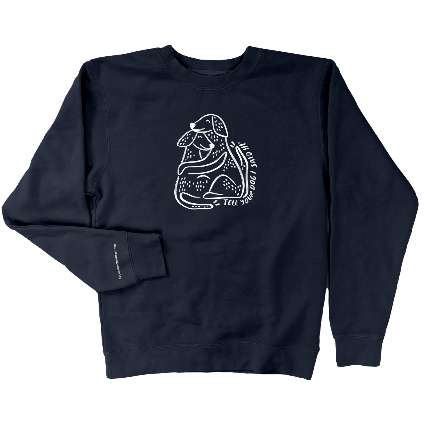 Huggy Crewneck - Navy