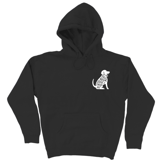 Sit Stamp Hoodie - Black
