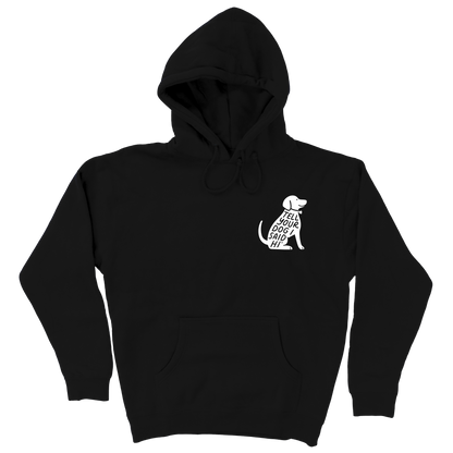 Sit Stamp Hoodie - Black