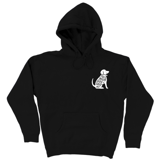 Sit Stamp Hoodie - Black