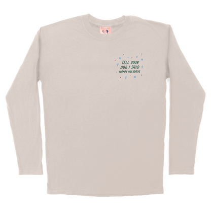 Holiday Tee Long Sleeve - Bone