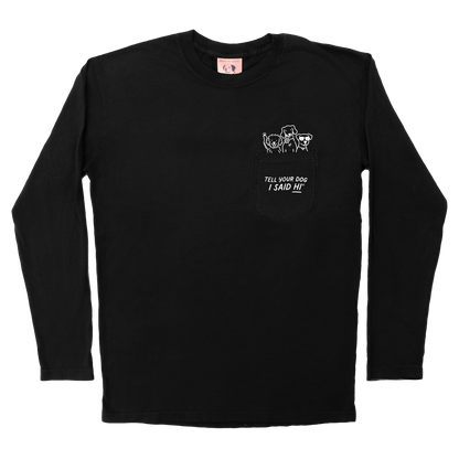 Pawket Pals Long Sleeve - Black