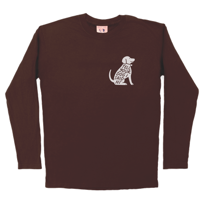 Sit Stamp Long Sleeve - Chocolate