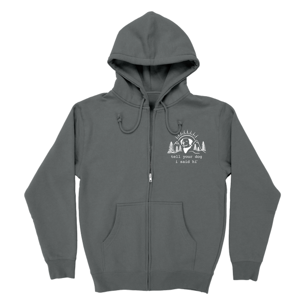 Summit Pup Zip Hoodie - Slate – WeRateDogs