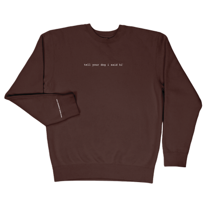 Classic Crewneck - Chocolate