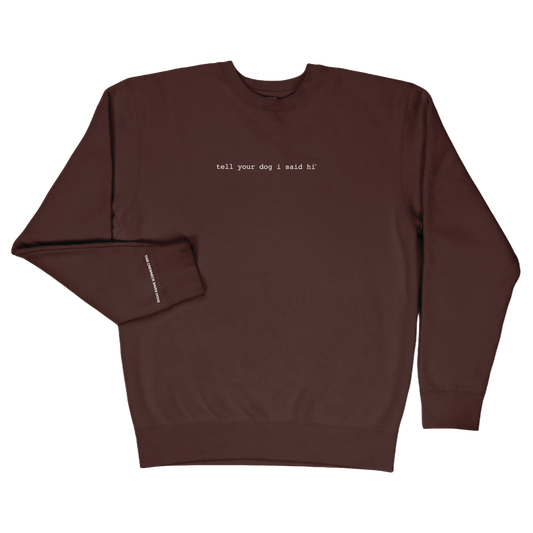 Classic Crewneck - Chocolate