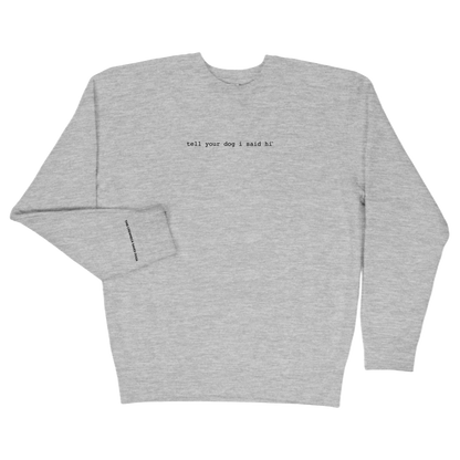 Classic Crewneck - Heather Grey
