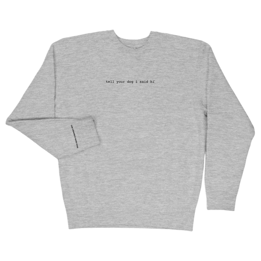 Classic Crewneck - Heather Grey