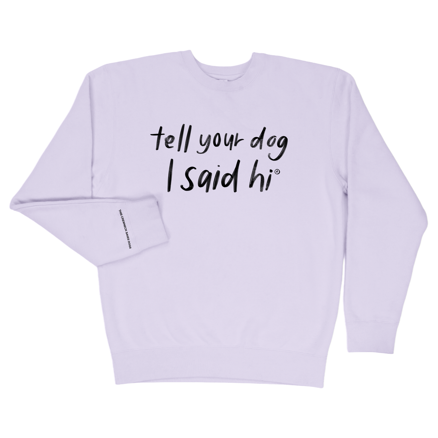 Handwritten TYDISH Crewneck - Lavender