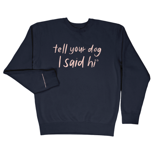 Handwritten TYDISH Crewneck - Navy