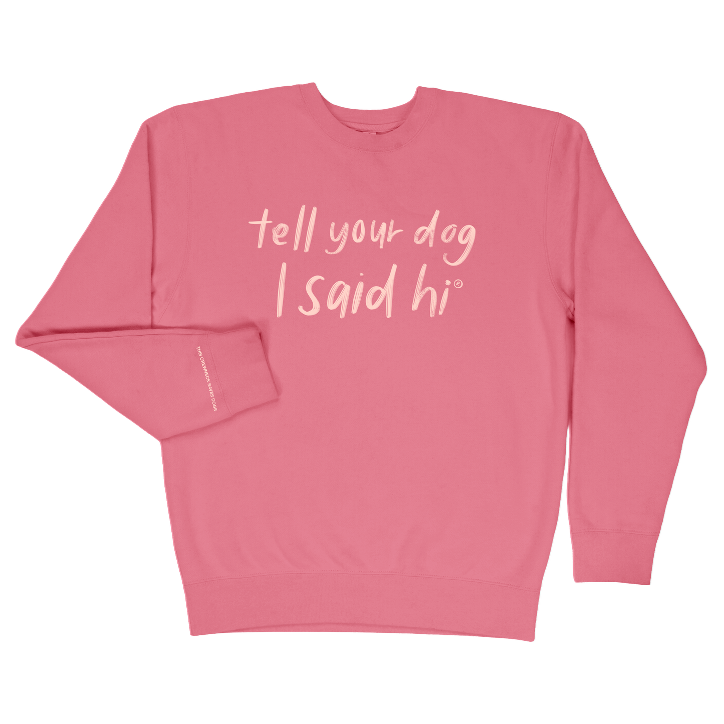 Handwritten TYDISH Crewneck - Pink