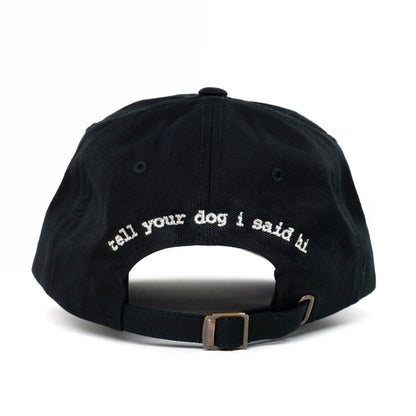 Black Waving Dog Hat