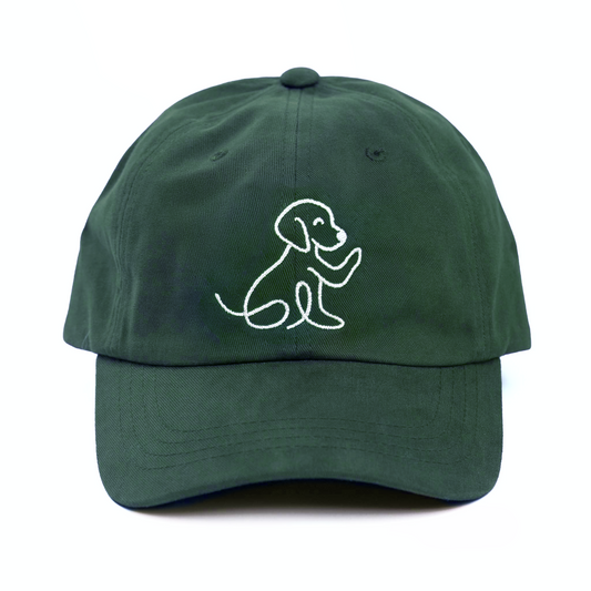 Spruce Green Waving Dog Hat