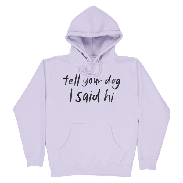 Handwritten TYDISH Hoodie - Lavender – WeRateDogs