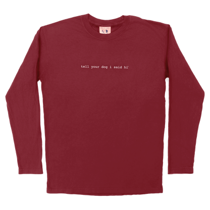 Long Sleeve Classic TYDISH - Cherry Wine