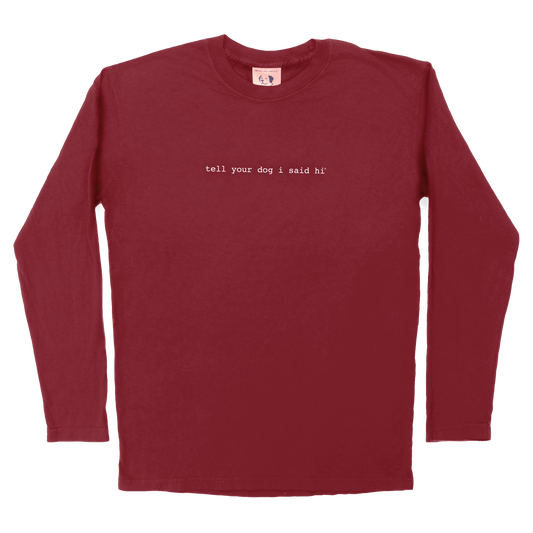 Long Sleeve Classic TYDISH - Cherry Wine