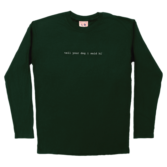 Long Sleeve Classic TYDISH - Dark Green