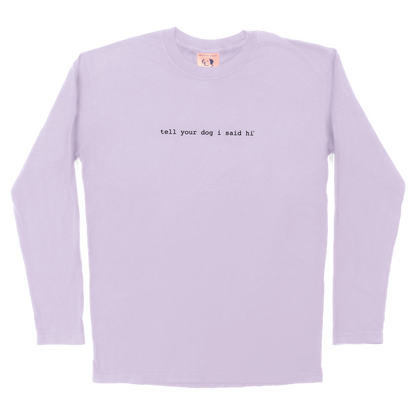 Long Sleeve Classic TYDISH - Lavender
