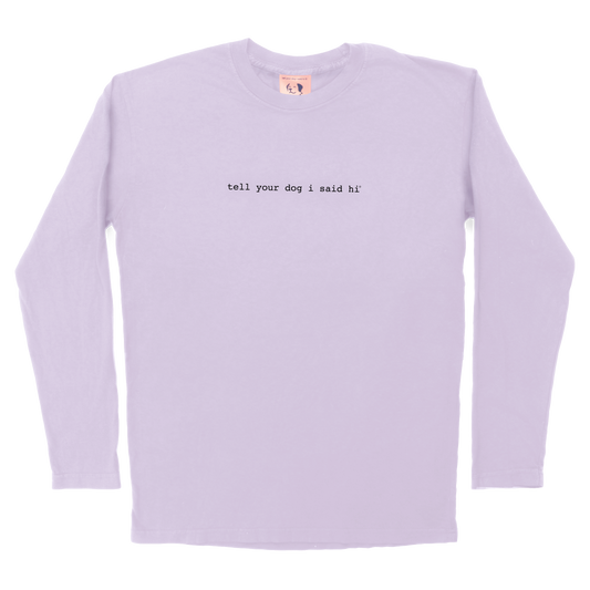 Long Sleeve Classic TYDISH - Lavender