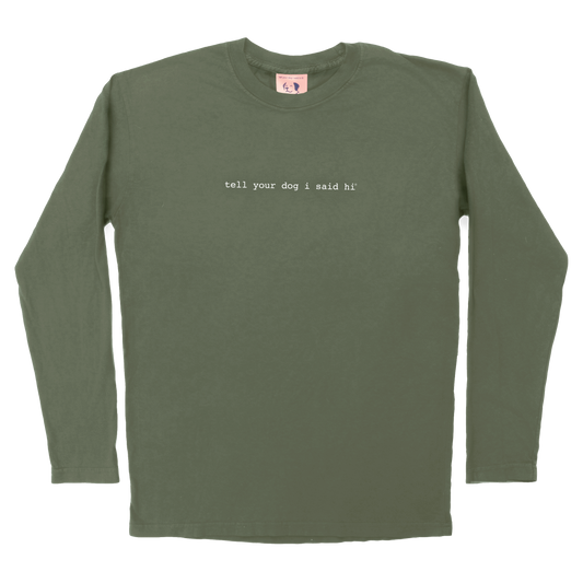 Long Sleeve Classic TYDISH - Moss Green