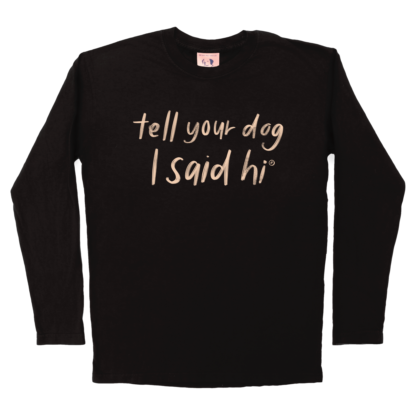 Handwritten Long Sleeve Tee