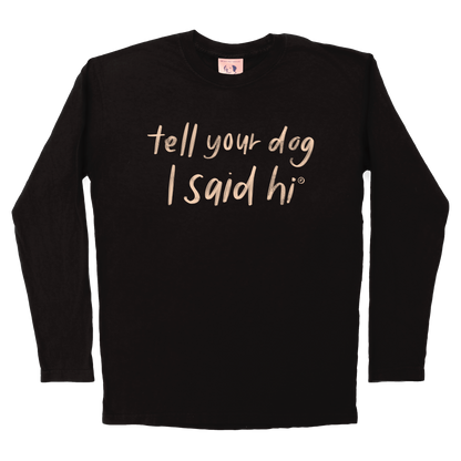 Handwritten Long Sleeve Tee